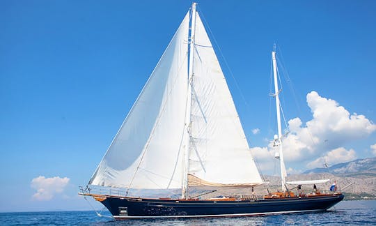 Charter this 114' Sailing Gulet for 6 Person in Dubrovnik - Stylish and Comfortable Floating Hotel