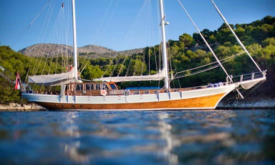 Crewed Charter on Spacious 94' Cruising Gulet for 12 Person in Omiš, Croatia