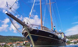 Crewed Charter - 92' Sailing Gulet with Spacious Cabins and Bathroom for 16 Person in Trogir