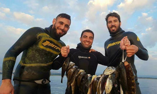 Spearfishing Trip with Experienced and Well Trained Guides in Geri, Cyprus!