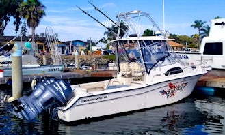 29 ft Grady White with Tuna tower. Great for chasing big fish offshore and near shore fishing.