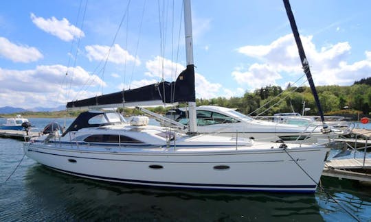 Berthed at Dunstaffnage Marina