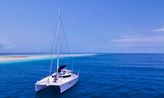Luxury 60' Sailing Charter Catamaran off Stone Town, Zanzibar