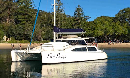 Sydney Harbour Charter on Beautiful Sailing Catamaran