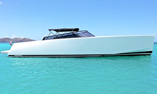 Aluguer de iates a motor VanDutch 55 em St Barths | Anguilla | St Martin