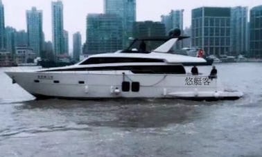 Yacht à moteur San Lorenzo de 70 pieds à Shanghai Shi, en Chine !