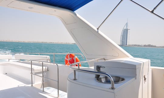 Luxury 75ft Yacht Cruise In Dubai with Excellence Certificate From Tripadvisor