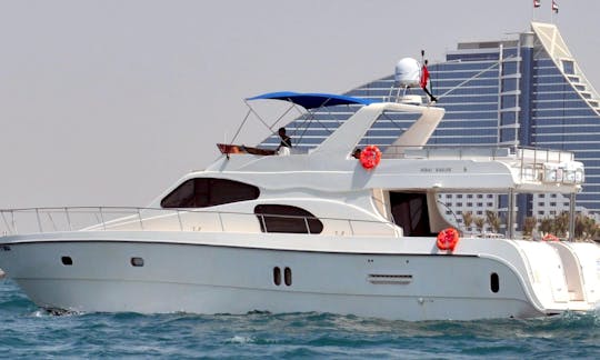 Luxury 75ft Yacht Cruise In Dubai with Excellence Certificate From Tripadvisor