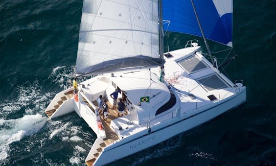 Beautiful 43' Cruising Catamaran Rental in Bahia!