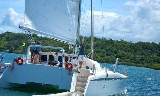 Beautiful 43' Cruising Catamaran Rental in Bahia!