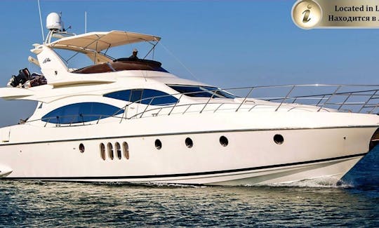 Azimut 68 Plus Motor Yacht Charter (Day and Night) in Limasol, Cyprus