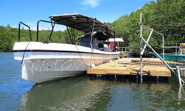 Crucero por el río, pesca y recorrido en barco en Puerto Princesa