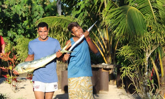 Fishing Out of Saletoga Sands Resort Samoa - Up to Full Day Charter