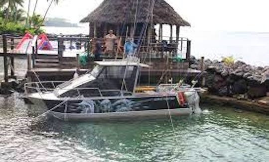 Fishing Out of Saletoga Sands Resort Samoa - Up to Full Day Charter