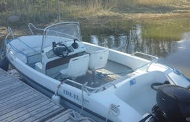 Ideal Deck Boat Rental in Lovisa, Finland