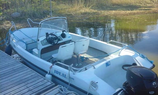 Ideal Deck Boat Rental in Lovisa, Finland