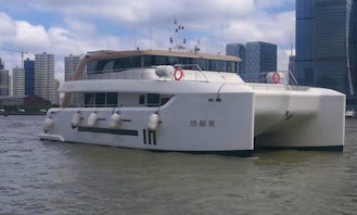 78ft Power Catamaran Rental in Shanghai Shi for 30 person!