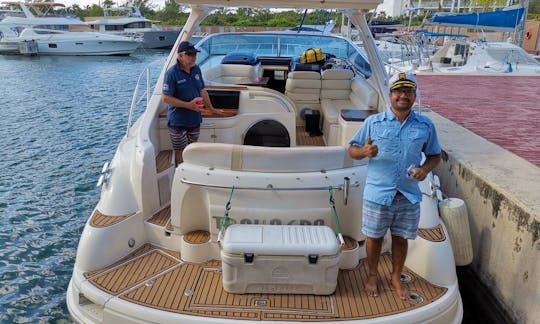 Charter this 42'  Motor Yacht from Isla Mujeres