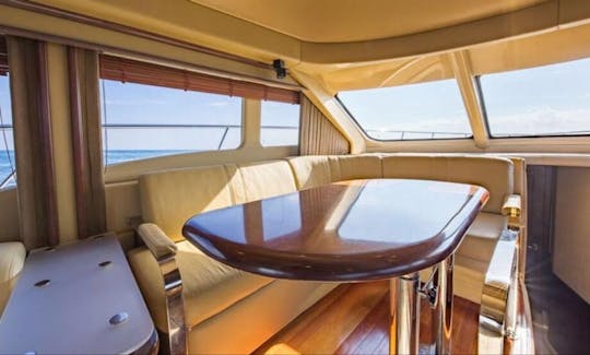 55' Sea Ray Flybridge Motor Yacht for 13 people in Miami, Florida.