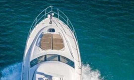 55' Sea Ray Flybridge Motor Yacht for 13 people in Miami, Florida.