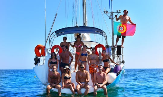 Sail the Coast from Albufeira to Benagil on 50' Finismar Cruising Monohull