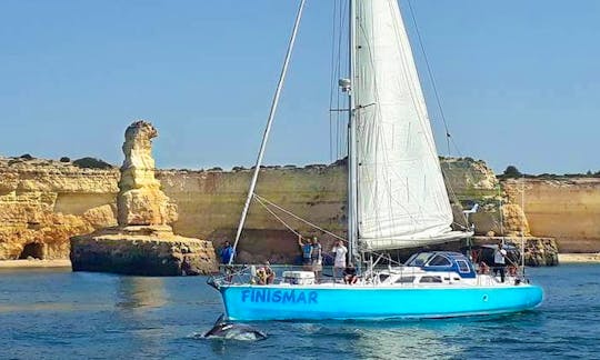 Sail the Coast from Albufeira to Benagil on 50' Finismar Cruising Monohull