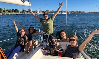 Sail from Marina del Rey Up and Down the Coast Aboard a 30' Newport Sail Boat