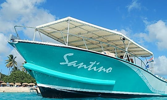 Louez la console centrale Santino de 40 pieds à Simpson Bay, à Saint-Martin