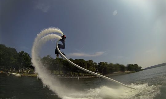 Aventure en flyboard à Mikołajki, Pologne