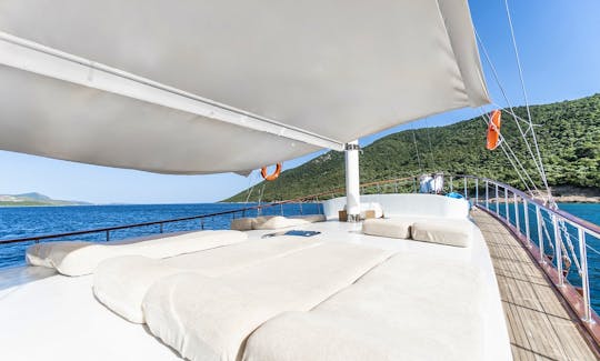 24 Meters 4 Cabin Luxury Gullet For Charter in Bodrum, Turkey