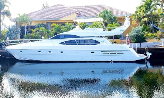 Charter a Luxury 58' Azimut Motor Yacht for 13 People in Fort Lauderdale, FL