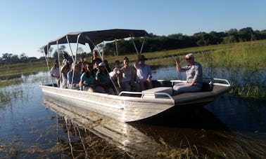 Private Boat - Wildlife Tour for 10 People in Maun, Botswana