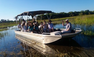 Private Boat - Wildlife Tour for 10 People in Maun, Botswana