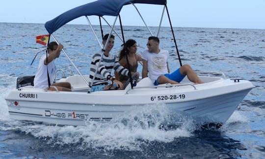 Rent this DIPOL D-400 F1RST Boat for 5 Guests in Puerto Colón, Costa Adeje Spain