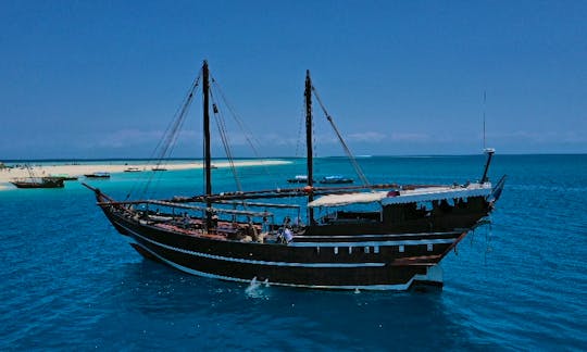 Explore Zanzibar, Tanzania Aboard an unique Ship for Up to 120 People