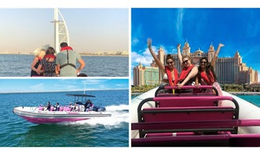 All Day Adventure in Dubai! Speedboat Cruise, Safari and More!