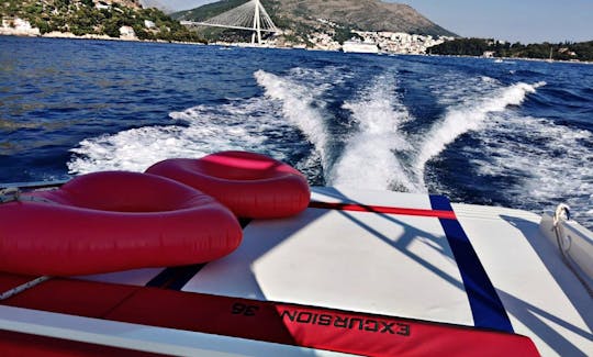 Mercan 34 Excursion for 12 People in Bol, Hvar and Milna, Croatia!