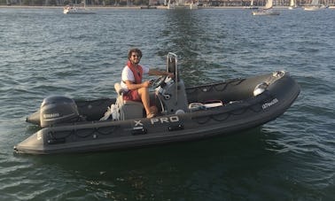 Rent 3D Tender X-Pro 535 RHIB for 10 People in Quarteira, Faro