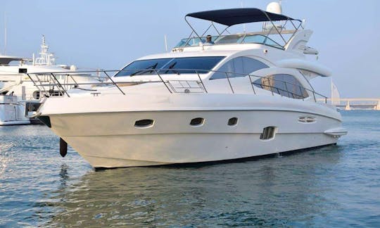 56' Majesty Power Mega Yacht Rental in Sheikh Zayed, Dubai