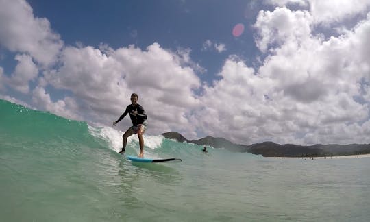 2 Hours Surfing Lesson in Selong Belanak Beach, Praya Barat Nusa!