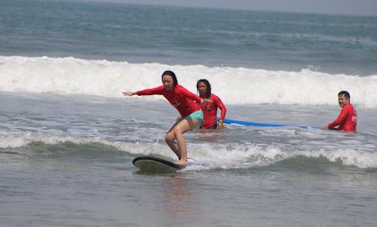 Surfing Lesson for 120 Minutes in Kuta, Bali!