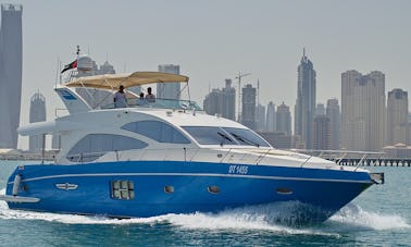 Book the 63ft Majesty Power Mega Yacht in Sheikh Zayed, Dubai