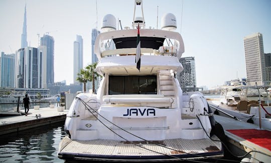 Book the 67' Sunseeker Power Mega Yacht in Sheikh Zayed, Dubai