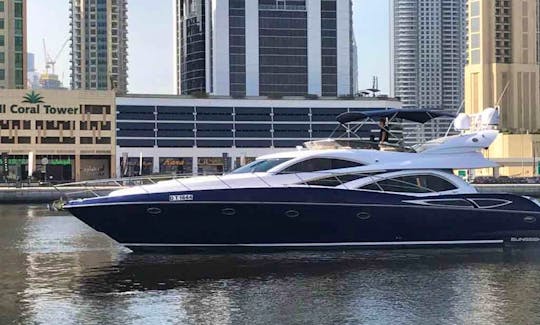 Book the 67' Sunseeker Power Mega Yacht in Sheikh Zayed, Dubai