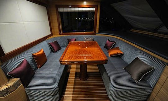 Charter the 75ft Gulf Craft Power Mega Yacht in Sheikh Zayed, Dubai
