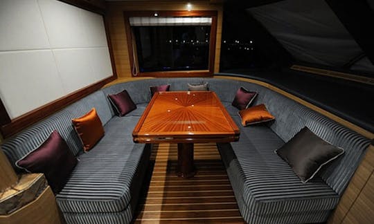 Charter the 75ft Gulf Craft Power Mega Yacht in Sheikh Zayed, Dubai