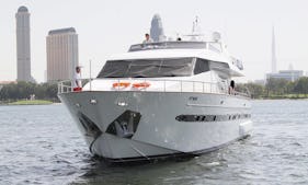 Book the Luxurious 82ft San Lorenzo Power Mega Yacht in Sheikh Zayed, Dubai