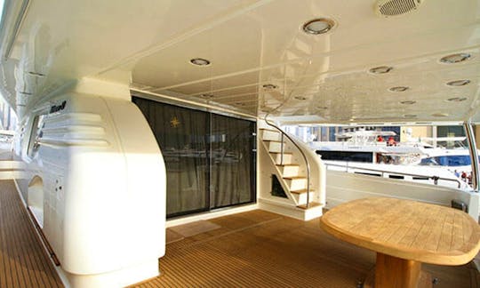 Celebrate the Holidays in Style Aboard the 85' Posillipo Power Mega Yacht in Sheikh Zayed, Dubai