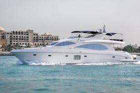 Charter the 88' Majesty Power Mega Yacht in Sheikh Zayed, Dubai