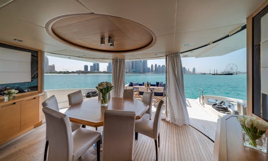 Charter the 98' Azimut Superyacht in Sheikh Zayed, Dubai